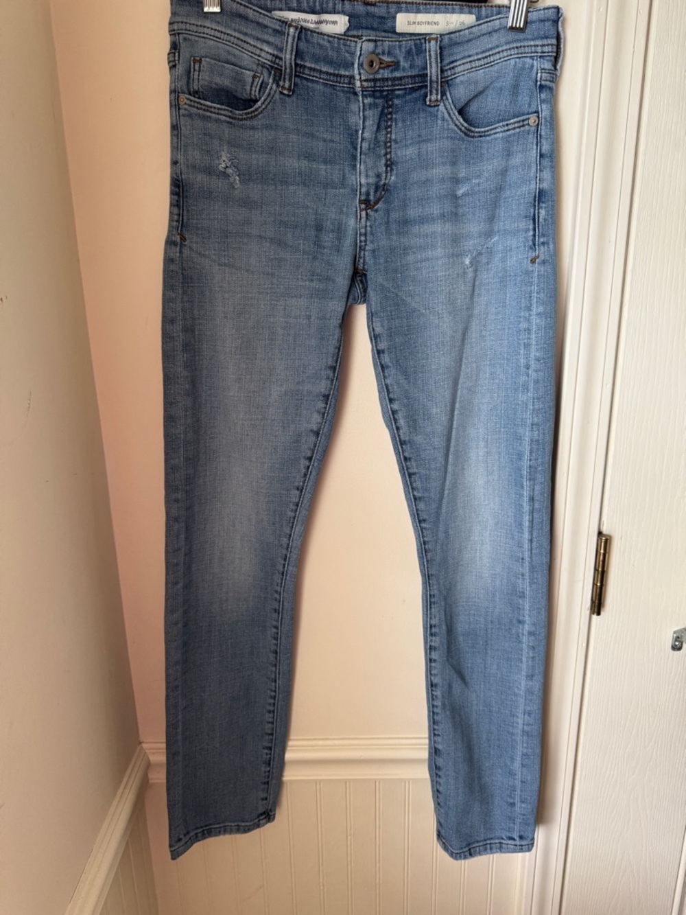 Anthropologie Women's Light Blue Boyfriend Jeans Size 26